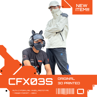 [READY STOCK] CFX03S CYFORM 3D PRINT TECHWEAR MASK CFX CYFORM FACE MASK